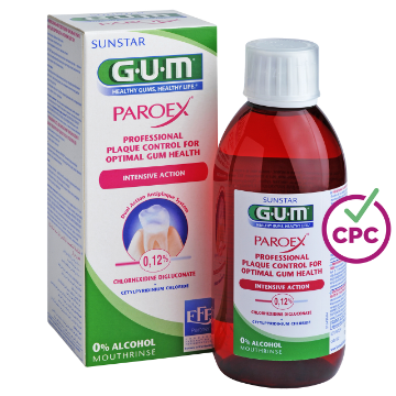 GUM PAROEX ústní voda CHX 0,12 % + CPC 0,05 % 300 ml