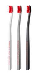 Swissdent Colours zubní kartáček soft/medium 2+1 LUGANO (bílá,šedá,černá)