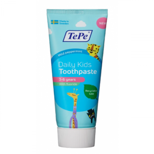 Tepe Daily Kids zubní pasta pro děti od 3 do 6 let 75 ml