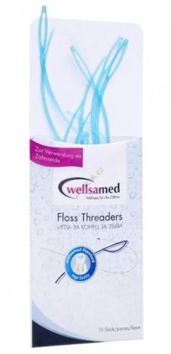 Wellsamed Floss Threaders zaváděč nití 10ks