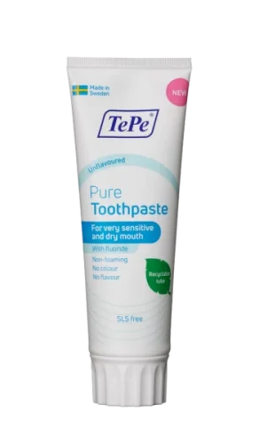 TePe Pure zubní pasta bez příchuti 75 ml