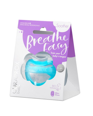 Curaprox medicínský dudlík zelený velikost 0 (3-7kg) 1 ks
