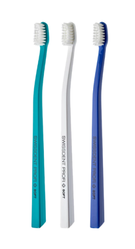 Swissdent Whitening soft zubní kartáček 2+1 zdarma ZURICH (tyrkys,bílá,modrá)