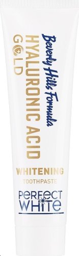 Beverly Hills Formula Perfect White Gold bělící zubní pasta s kyselinou hyaluronovou 100 ml