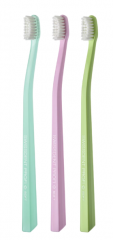 Swissdent Whitening soft zubní kartáček 2+1 zdarma VERBIER (tyrkys,růžová, zelená)
