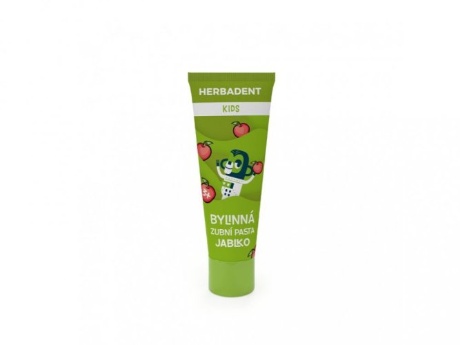 HERBADENT KIDS bylinná zubní pasta JABLKO 75 g