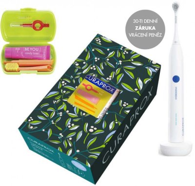Curaprox hydrosonický kartáček EASY dárkové balení - Barva: Modrá