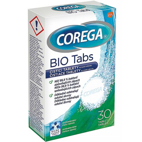 Corega Antibakteriální čisticí tablety 30 ks