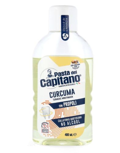 Pasta del Capitano Curcuma con Propoli ústní voda 400 ml
