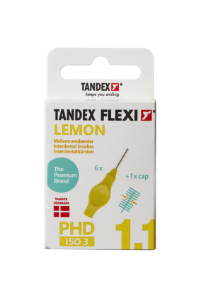 Tandex Flexi mezizubní kartáčky 1,1 Lemon ISO 3 6 ks