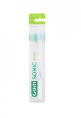 GUM Sonic Daily White náhradní hlavice bílé 2 ks