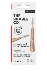 The Humble Bambusové mezizubní kartáčky 0,50 mm červené 6 ks