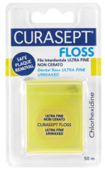 Curasept floss dentální nit ultra tenká s chlorhexidinem 50 m
