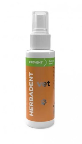 Herbadent VET PREVENT bylinný ústní sprej pro psy a kočky 90 ml