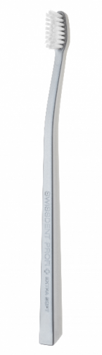 Swissdent Gentle zubní kartáček x-soft stříbrný