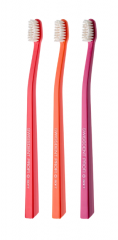 Swissdent Whitening soft zubní kartáček 2+1 zdarma BERN (červená,oranž, fialová)
