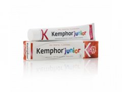 Kemphor Junior,  gelová zubní pasta pro děti s jahodovou příchutí 75 ml