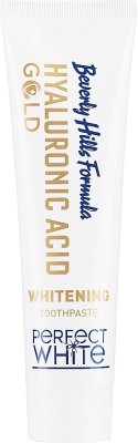 Beverly Hills Formula Perfect White Gold bělící zubní pasta s kyselinou hyaluronovou 100 ml