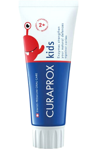 Curaprox Kids dětská zubní pasta od 2 let jahoda 60 ml
