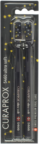 Curaprox CS 5460 zubní kartáček Duo NIGHT Edition 2 ks