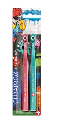 Curaprox CS 5500 ultra soft KIDS Edice Graffiti 2 ks