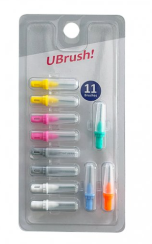 Herbadent UBrush nahradní nástavce mix 11 ks