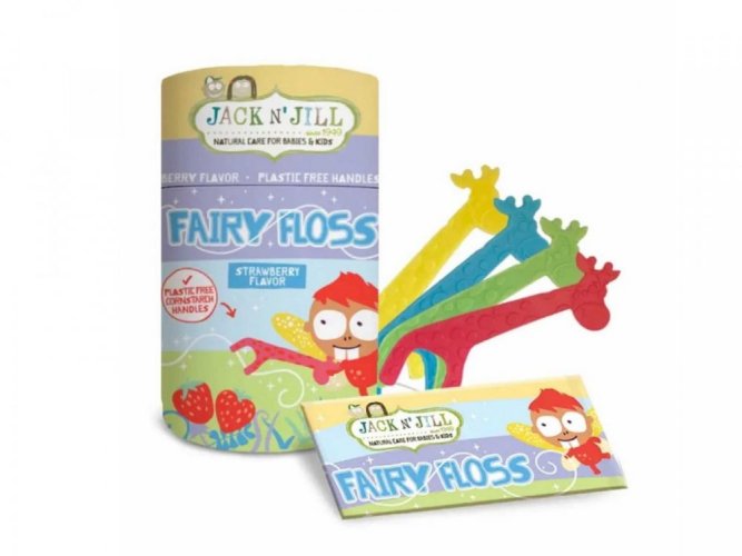 Jack N' Jill Fairy Floss zubní nit pro děti 30 ks