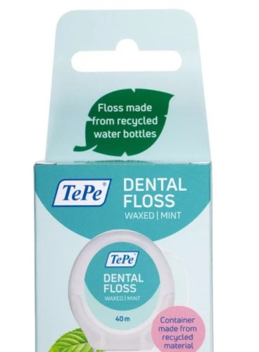 Tepe Dental floss mint voskovaná zubní nit 40m