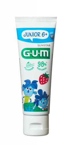 GUM Junior gelová zubní pasta pro děti od 6 let 50 ml