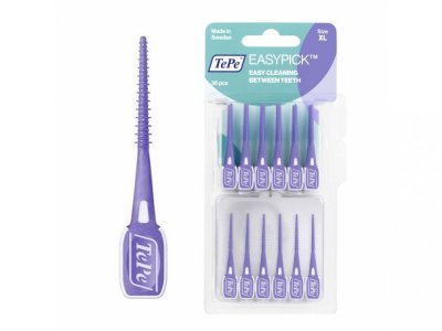 TePe EasyPick XL + zásobník fialové 36 ks