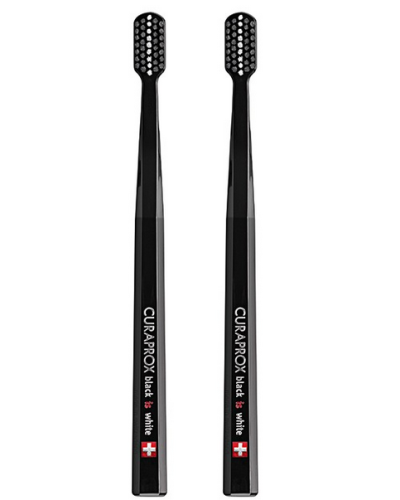 Curaprox Black is White duopack zubní kartáček CS
