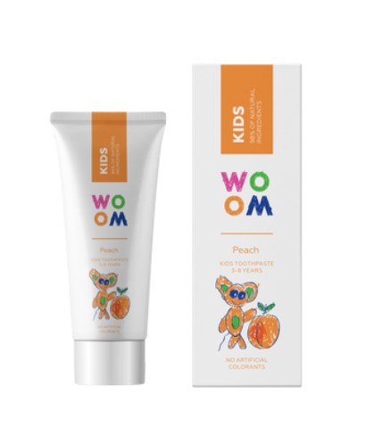 WOOM Kids BROSKEV dětská zubní pasta 3-8 let 50 ml
